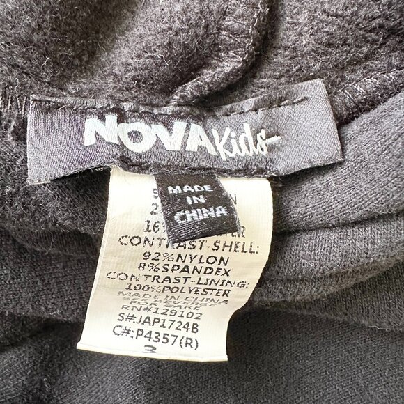 Fashion Nova NovaKids Girls Hoodie Pants Black Set Size 3 Lace Pre-owned - Picture 4 of 5